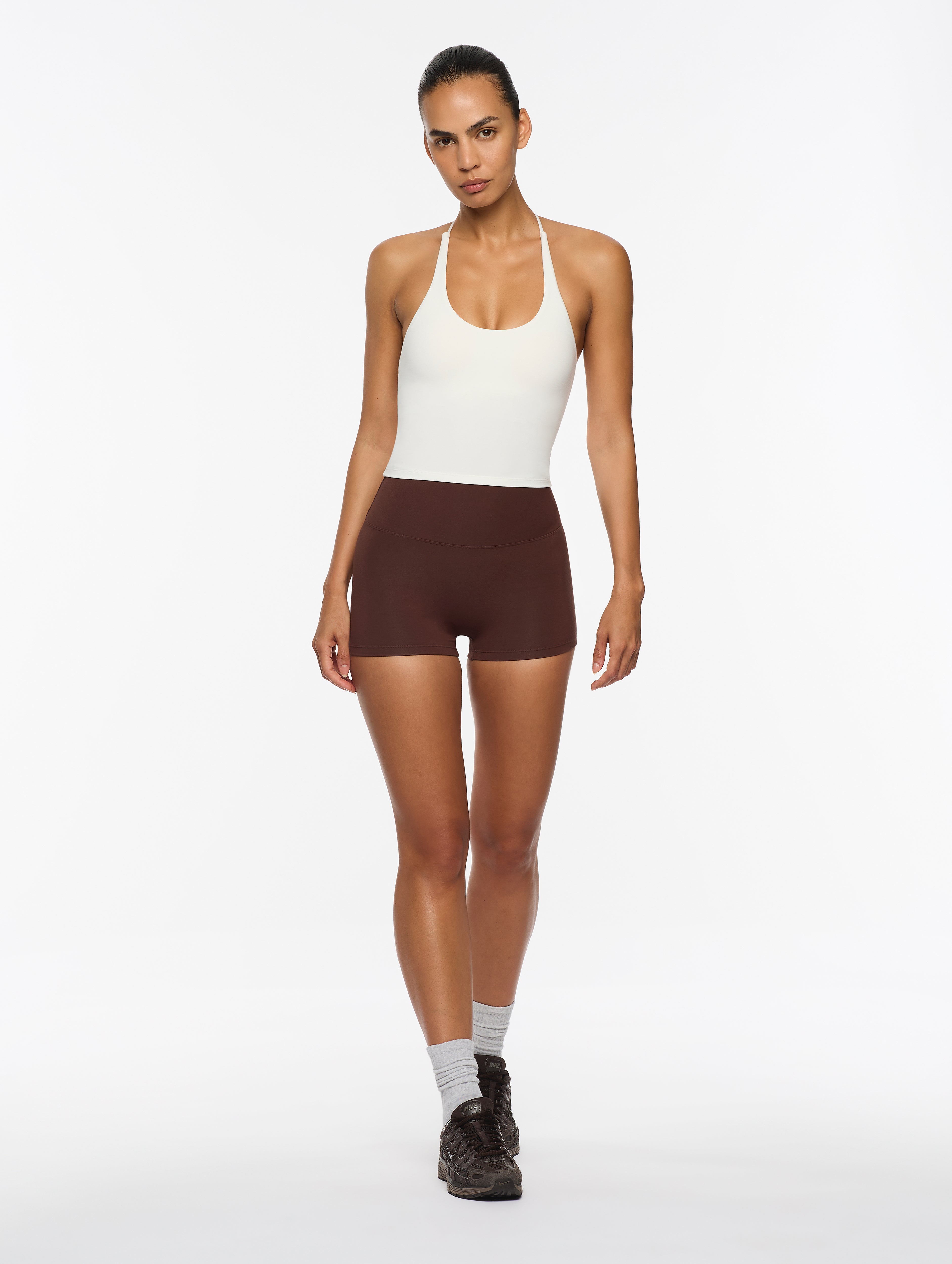 The Everyday Bamboo Tank — White - Virgin plastic-free, performance activewear designed for your body's natural rhythm