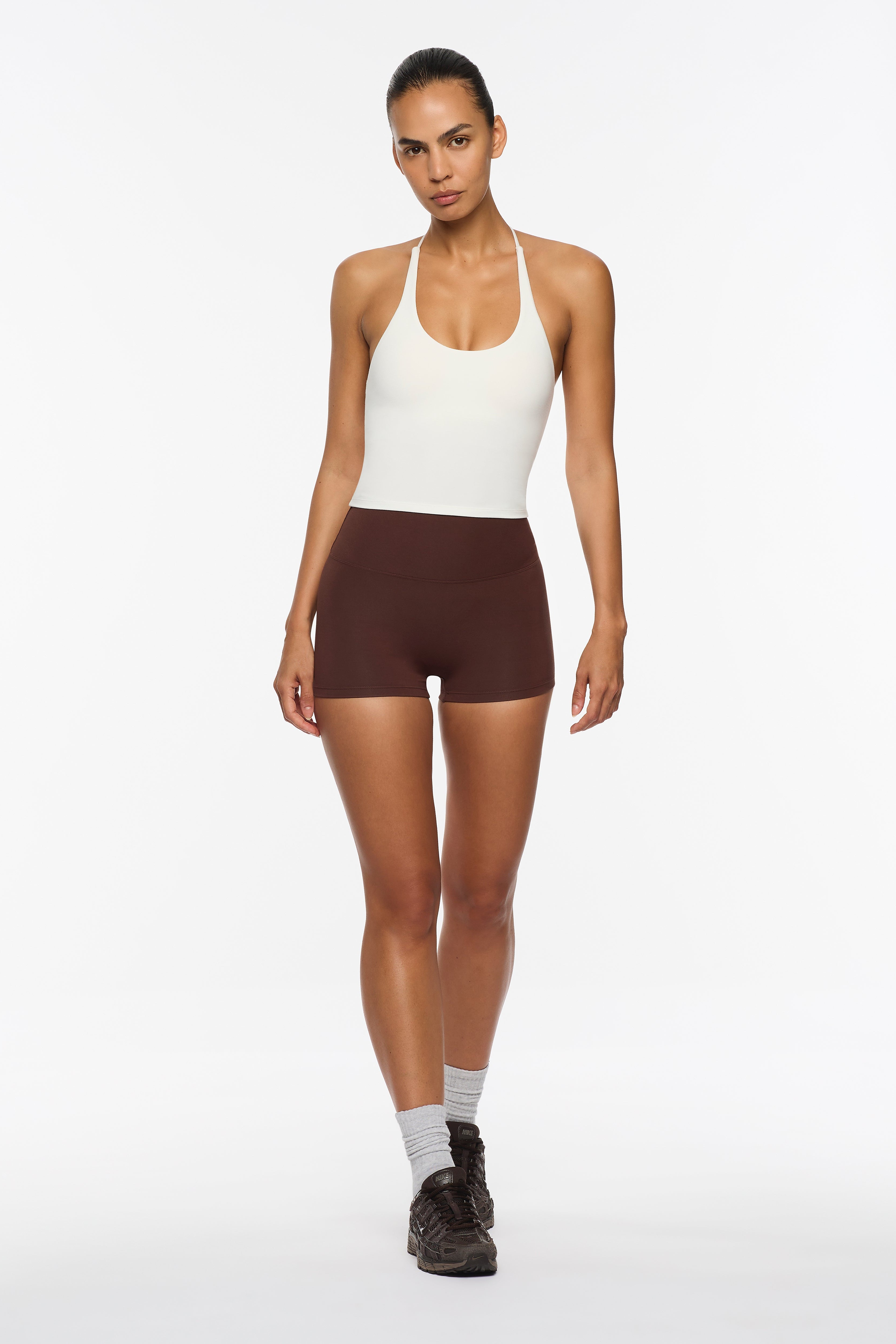 The Everyday Bamboo Tank — White - Virgin plastic-free, performance activewear designed for your body's natural rhythm