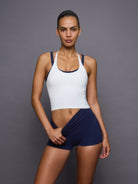 The Olessa The Everyday Bamboo Tank — White: Sustainable, performance-driven activewear with a lighter footprint
