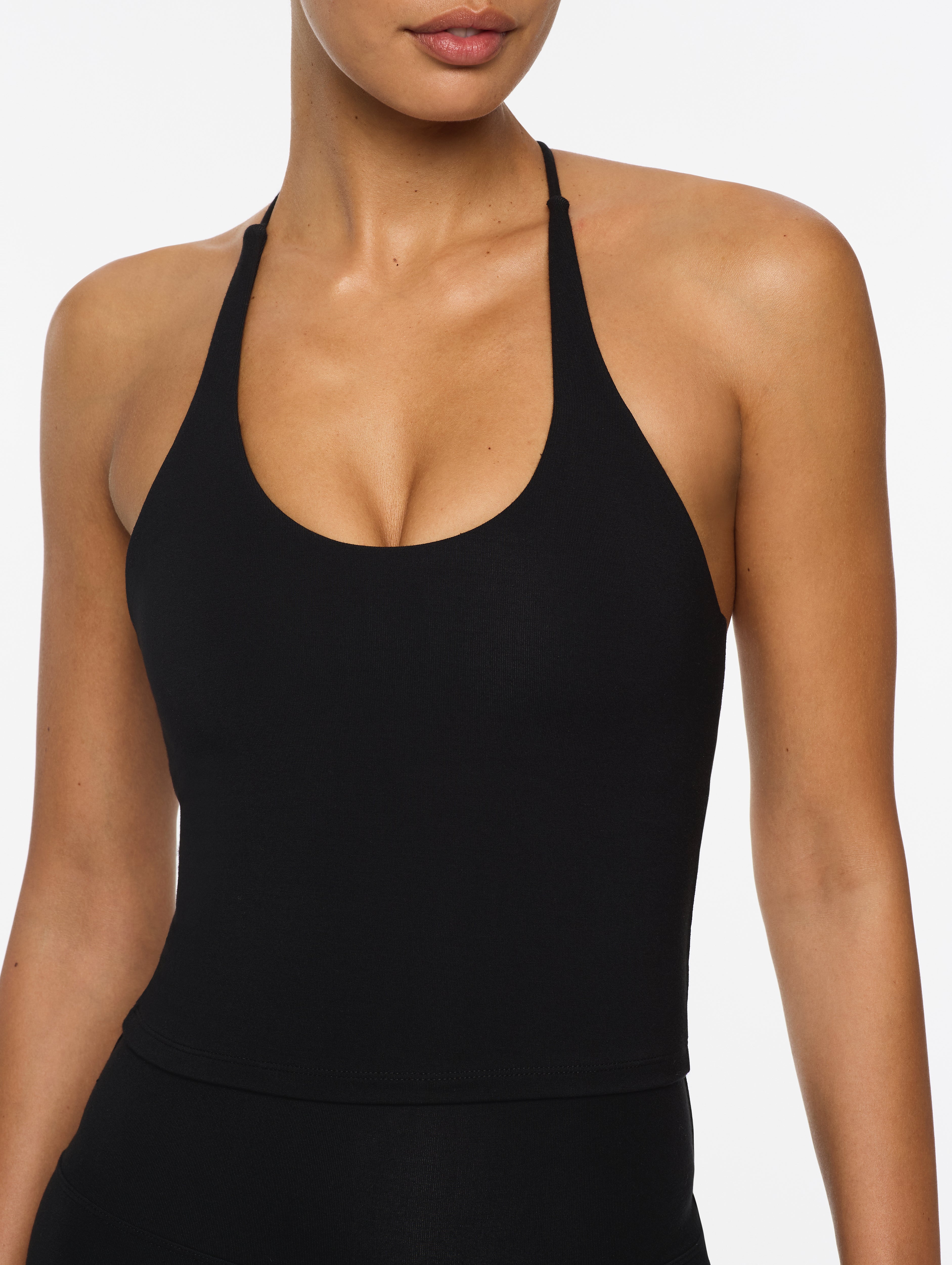 The Everyday Bamboo Tank — Black: Breathable Tanboocel™ bamboo activewear for skin safety and all-day comfort
