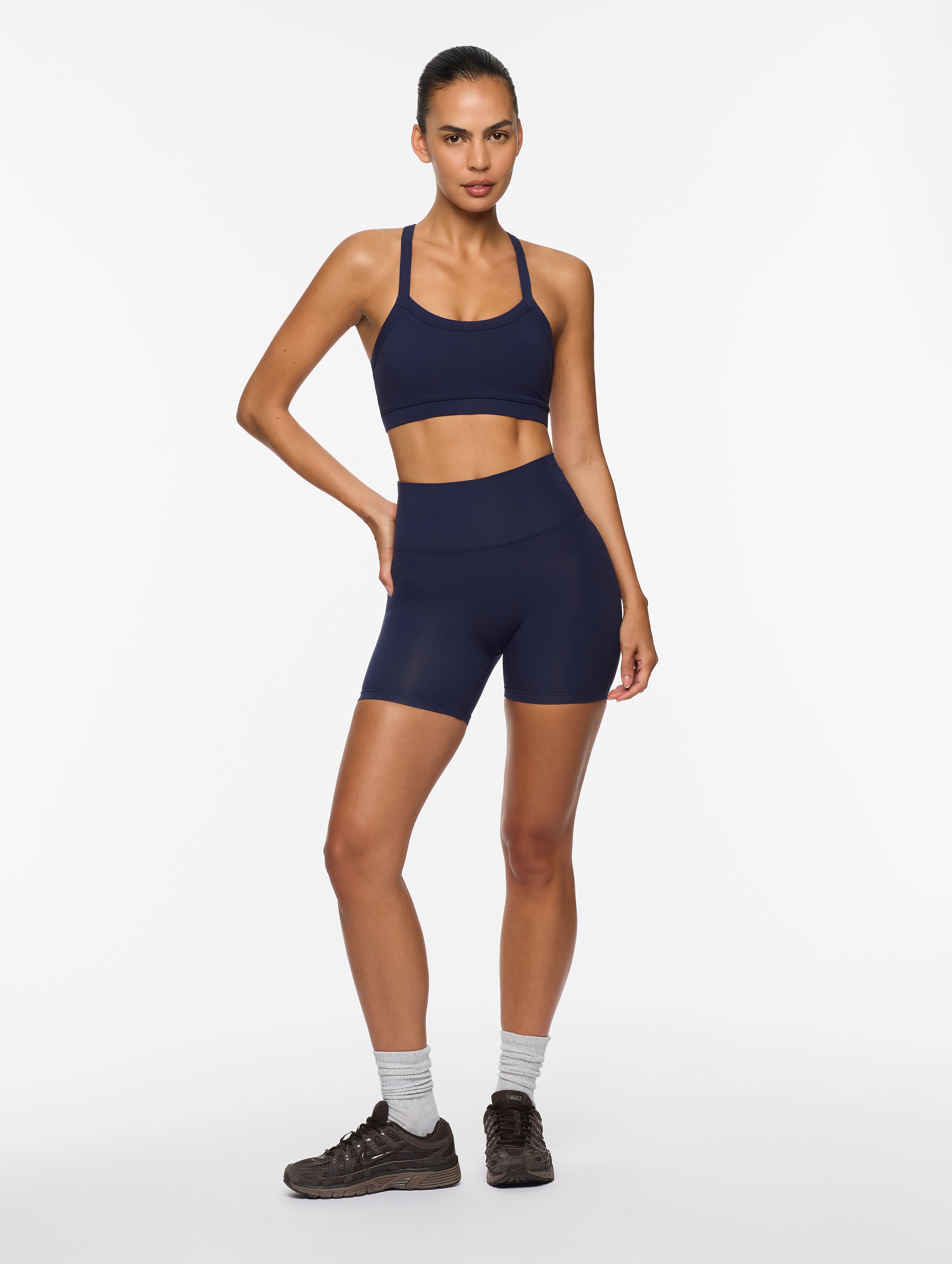 Stylish navy bamboo essentials designed to support your body’s rhythm from coastal runs to daily movement